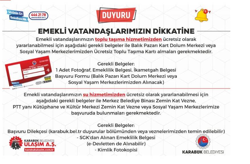 Belediye başkanı duyurdu: Emekliler artık suya ve ulaşıma para ödemeyecek 4